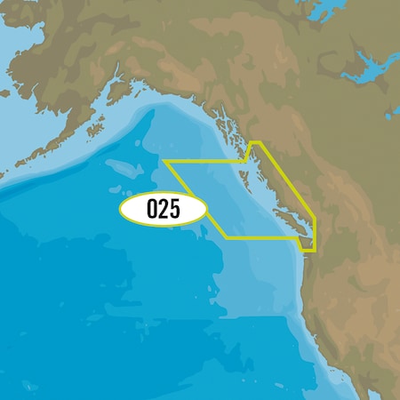 C-Map 4D NA-D025 - Canada West Including Puget Sound NA-D025